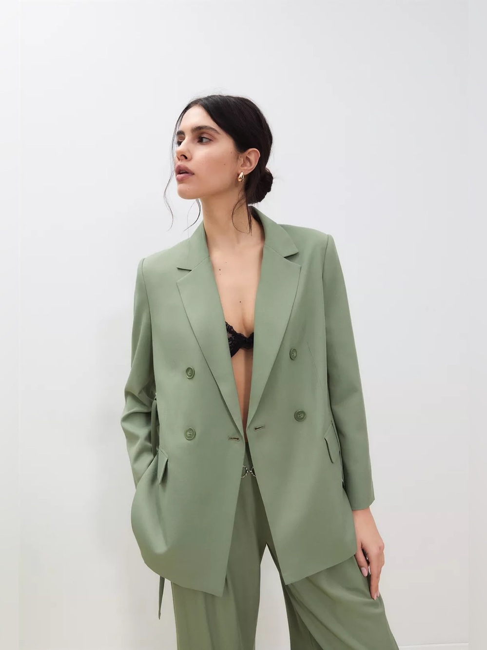 NWOT Nordstrom Oversized Sage Blazer